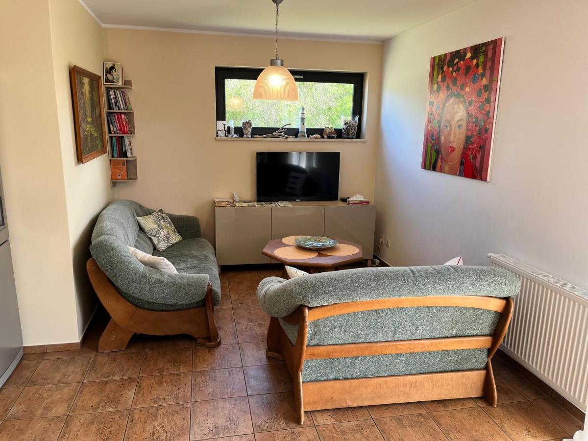 Dom W Trawach Apartman Smoldzinski Las Kültér fotó